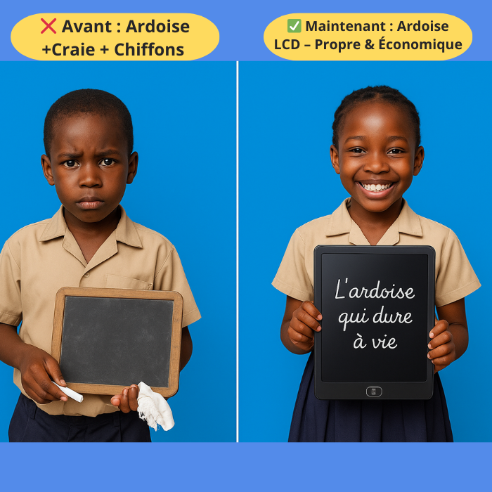 Ardoise Numérique LCD Spécial Rentrée Scolaire aux Bénin