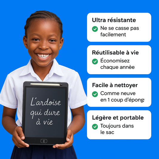 Ardoise Numérique LCD Spécial Rentrée Scolaire aux Bénin