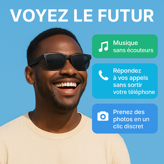 Soyez parmi les premiers Béninois à vivre le futur Avec les Lunettes Connectées