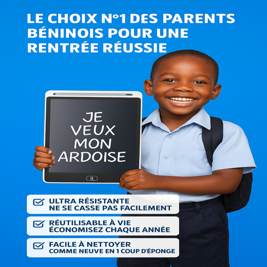 Ardoise Numérique LCD Spécial Rentrée Scolaire aux Bénin